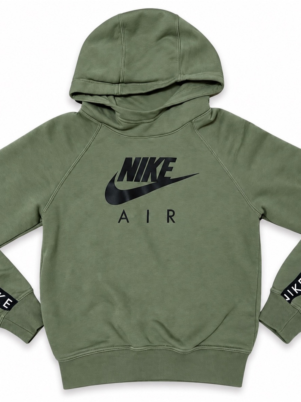 Nike Air Olive Green Pullover Hoodie Sweatshirt Size XS